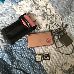 Nintendo ds with games